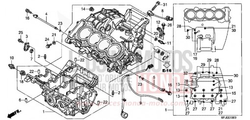 CARTER MOTEUR CBR600RAC de 2012